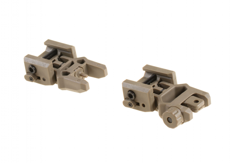 FMA Gen 3 Flip-Up Sights – Dark Earth