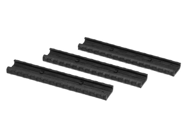 Manta 6 Inch Very Low Profile Rail Guard 3-Pack – Schwarz – Ansicht 2