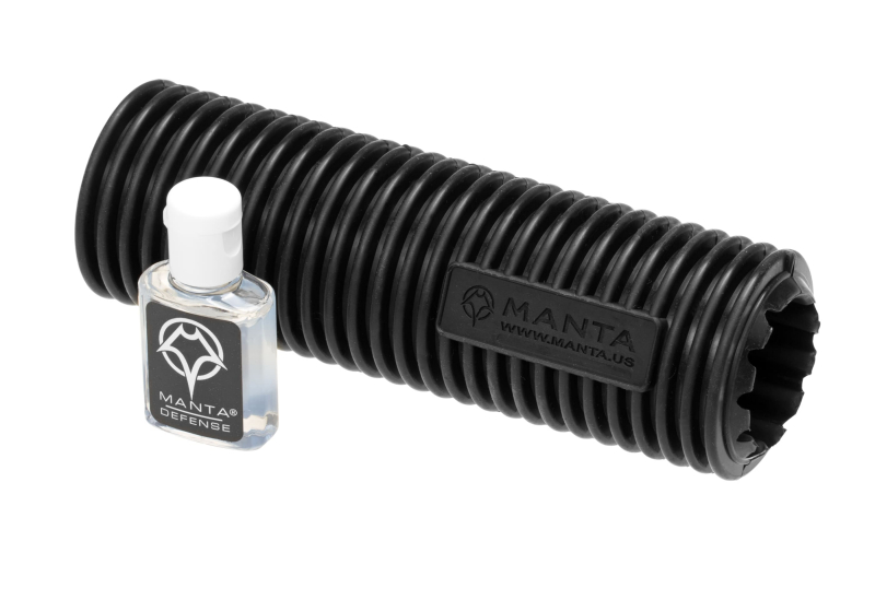 Manta 7 x 1.5 Inch ID Suppressor Cover – Schwarz – Ansicht 2