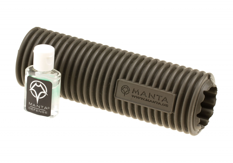 Manta 7 x 1.5 Inch ID Suppressor Cover – Oliv – Ansicht 2