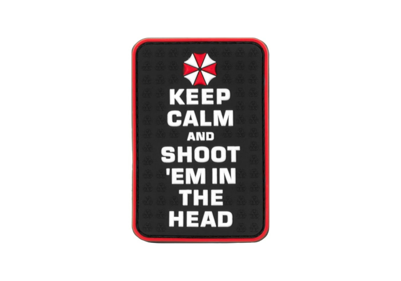 JTG Keep Calm and Shoot Rubber Patch - Multicolor