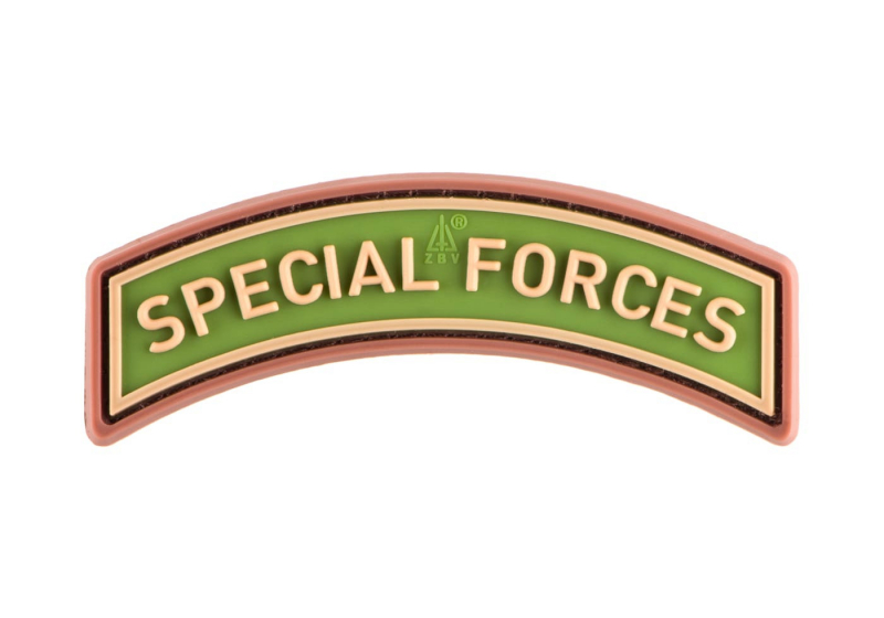 JTG Special Forces Tab Rubber Patch - Grün