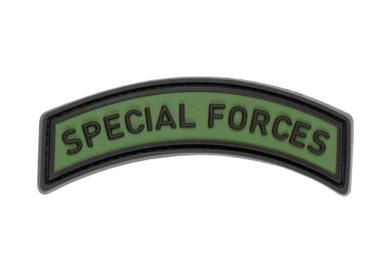 JTG Special Forces Tab Rubber Patch - Forest