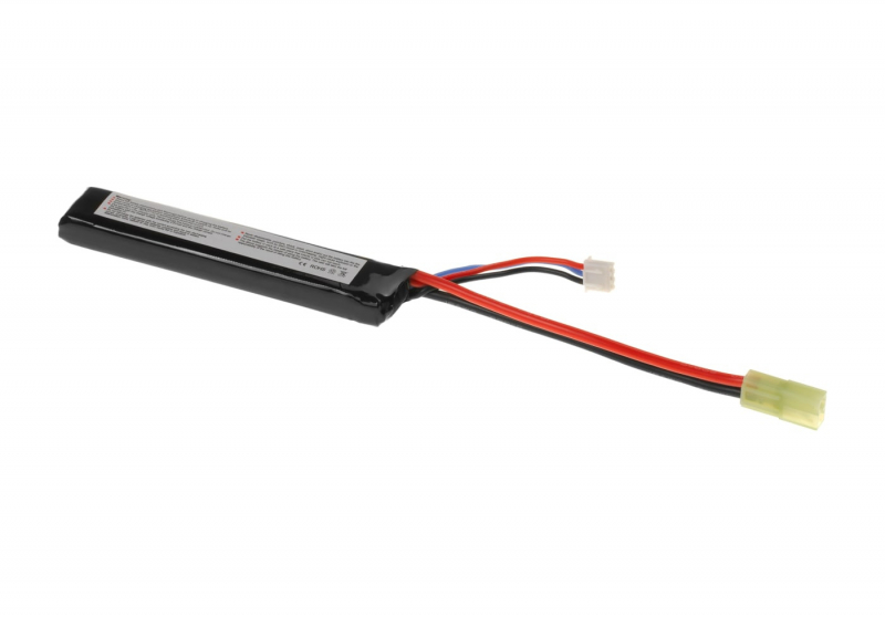 7,4V 1100 mAh Li-Po 20C Stock Tube Type (23,5 x 1,9 x 1 cm) – Ansicht 2