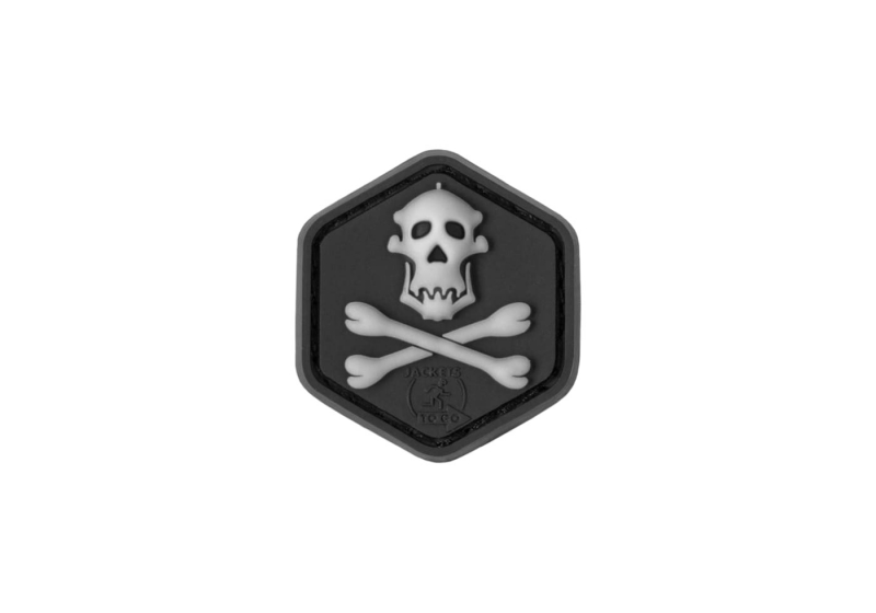 JTG Gorilla Hunter Skull Cat Eye Rubber Patch - Multicolor