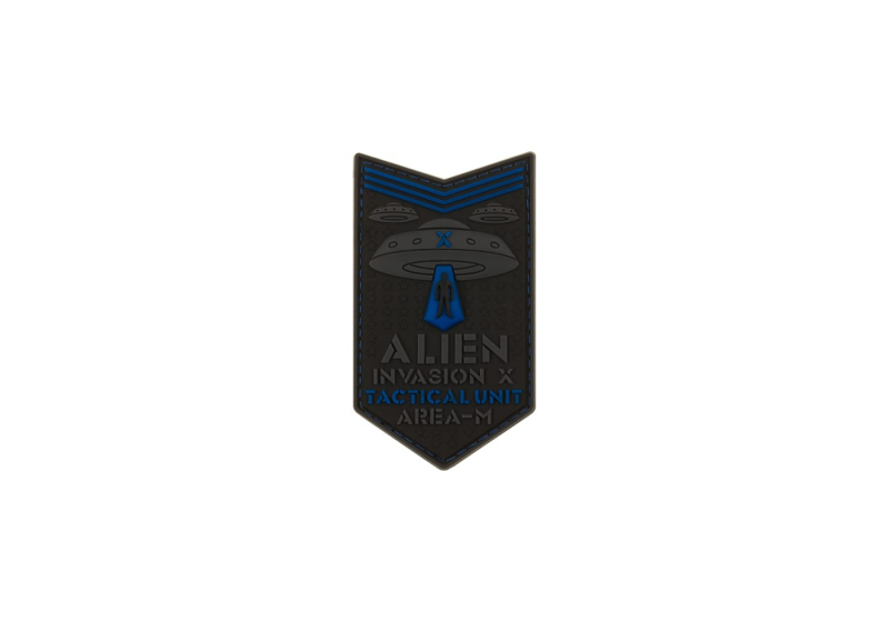 JTG Alien Invasion Tactical Unit Rubber Patch - Blau