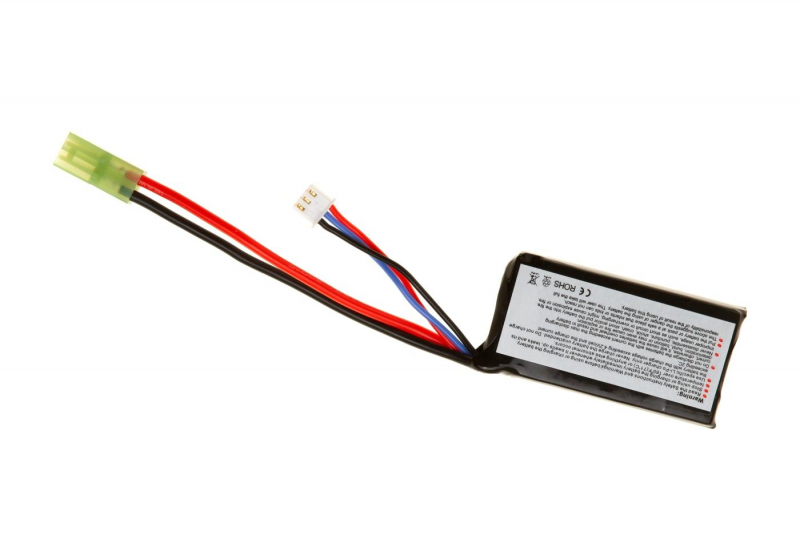 7,4V 1500 mAh Li-Po 20C Mini Type (19,5 x 3,3 x 1,3 cm)