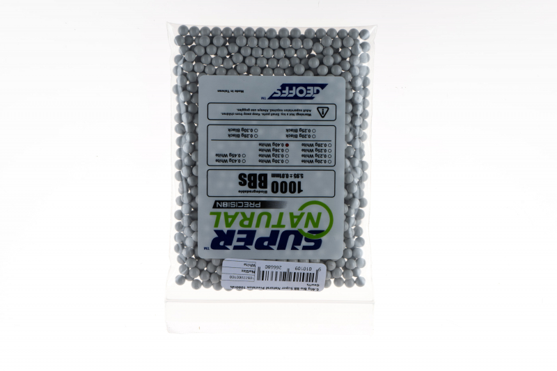 Geoffs 0.40g Bio BB Super Natural Precision 1000rds – Weiß