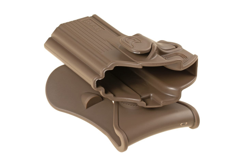 Amomax Paddle Holster für CZ 75D Compact - Dark Earth