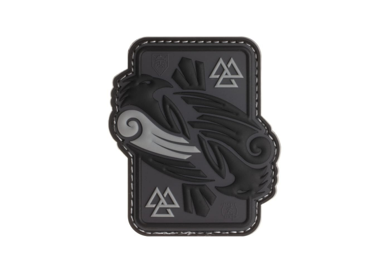 JTG Odins Raven Rubber Patch - Grau