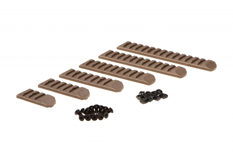MP Rail Set 6-pack for Keymod & M-LOK – Dark Earth