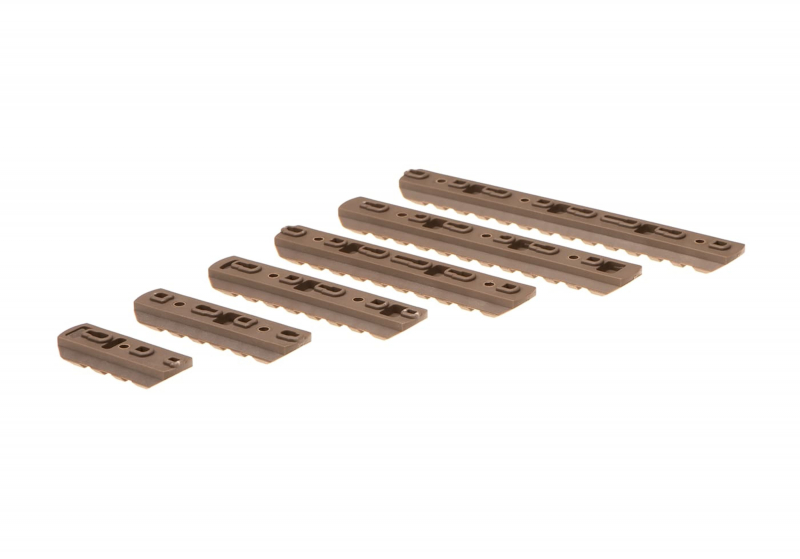 MP Rail Set 6-pack for Keymod & M-LOK – Dark Earth – Ansicht 2