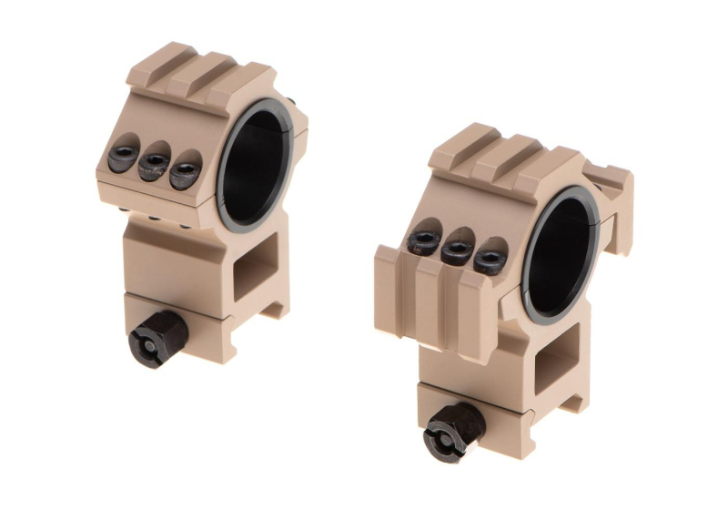 Tri-Side Rail 25.4mm / 30mm Mount Rings