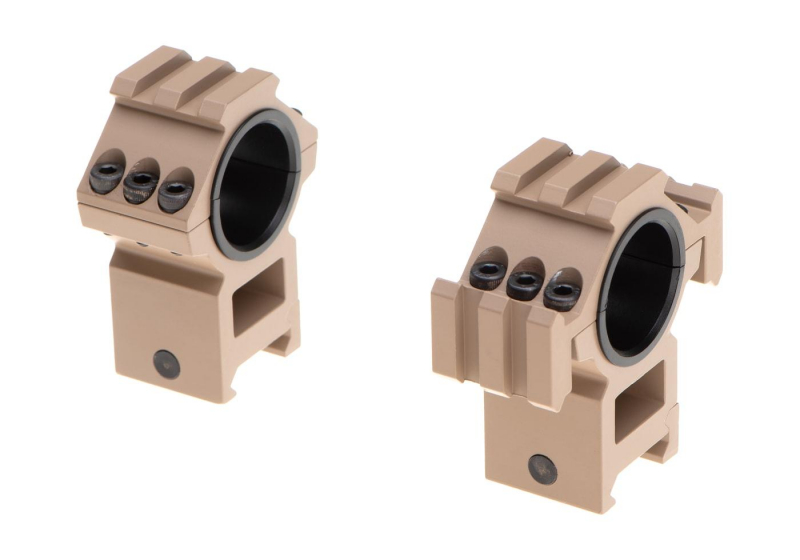 Tri-Side Rail 25.4mm / 30mm Mount Rings