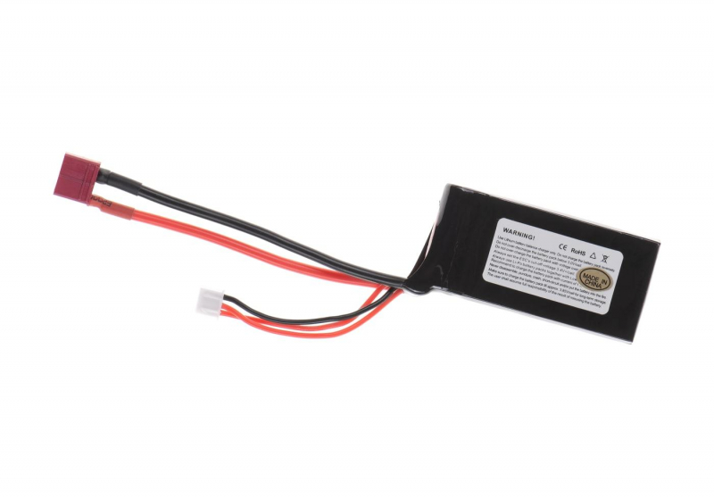 7,4V 1300 mAh Li-Po 65C Graphene Mini / PEQ Type T-Plug (7 x 3,2 x 1,5 cm)