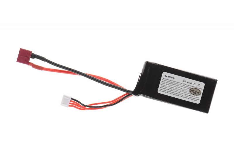 11,1V 1000 mAh Li-Po 65C Graphene PEQ Type T-Plug (7 x 3,3 x 1,8 cm)