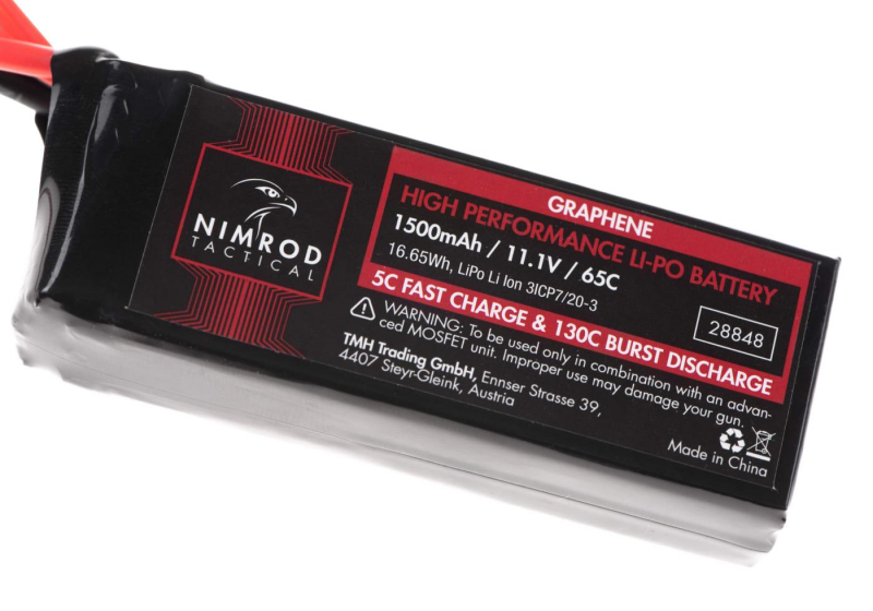 11,1V 1500 mAh Li-Po 65C Graphene Mini Type (8,5 x 3,2 x 1,8 cm)