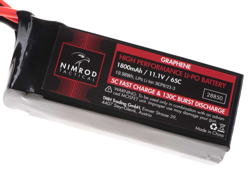 11,1V 1800 mAh Li-Po 65C Graphene (9 x 3,2 x 2,1 cm)