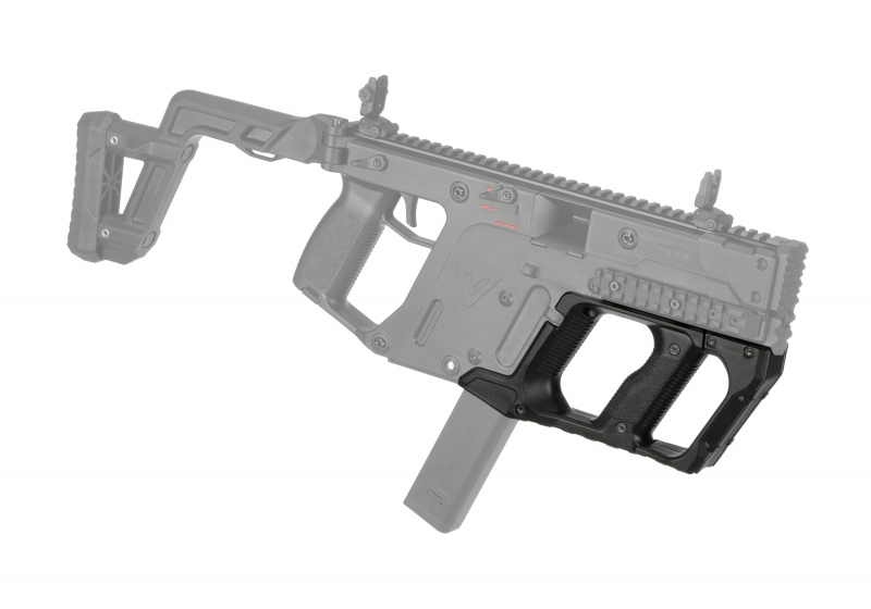 Laylax L.A.S. Kriss Vector Strike Knuckle Guard & Advanced Grip – Schwarz