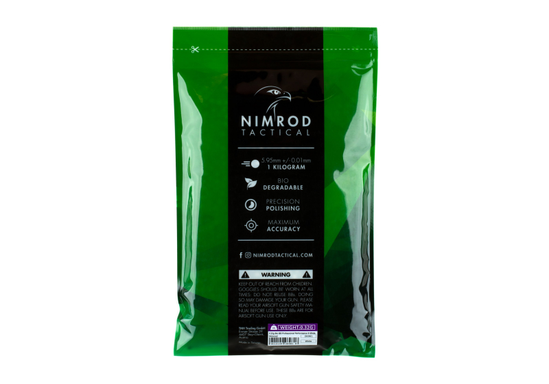 Nimrod 0.32g Bio BB Professional Performance 3125rds – Weiß – Ansicht 2