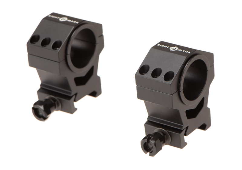 Sightmark 30mm / 25.4mm Tactical Mounting Rings - High Height – Schwarz