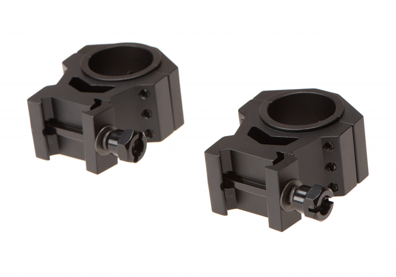 Sightmark 30mm / 25.4mm Tactical Mounting Rings - High Height – Schwarz