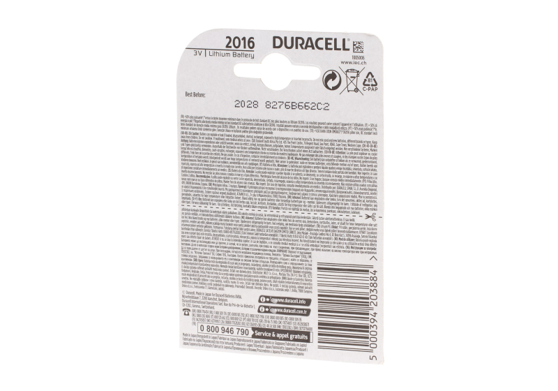 Duracell CR2016 2pcs – Ansicht 2