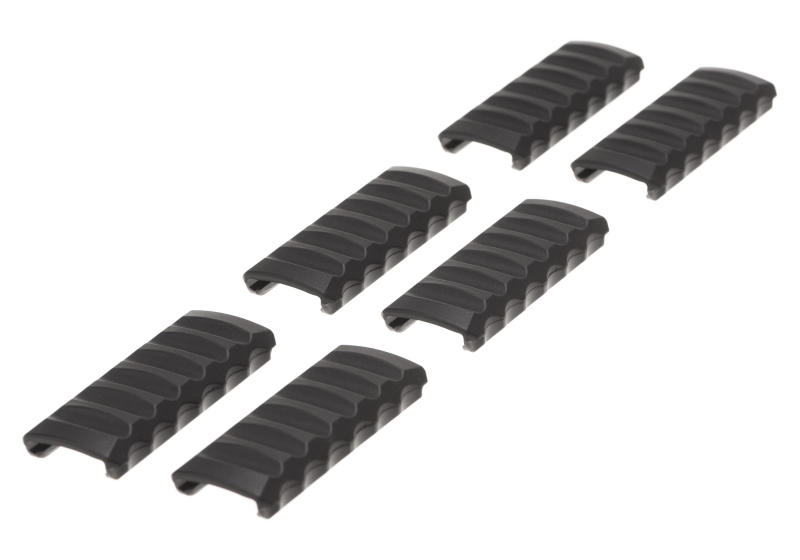 Leapers Low Profile Picatinny Panel Covers 6pcs – Schwarz