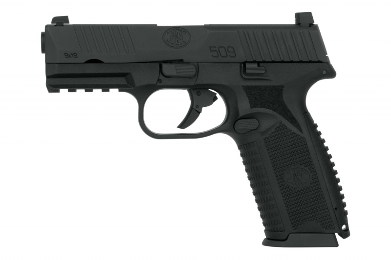 FN 509 CO₂-Luftpistole 4,5 mm BB – Blowback, Schwarz