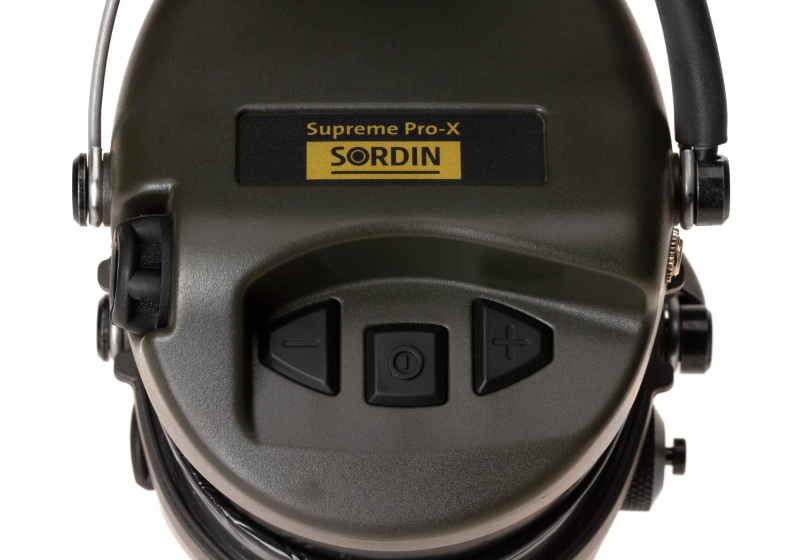 Sordin Supreme Pro-X Gel LED – Oliv – Ansicht 3