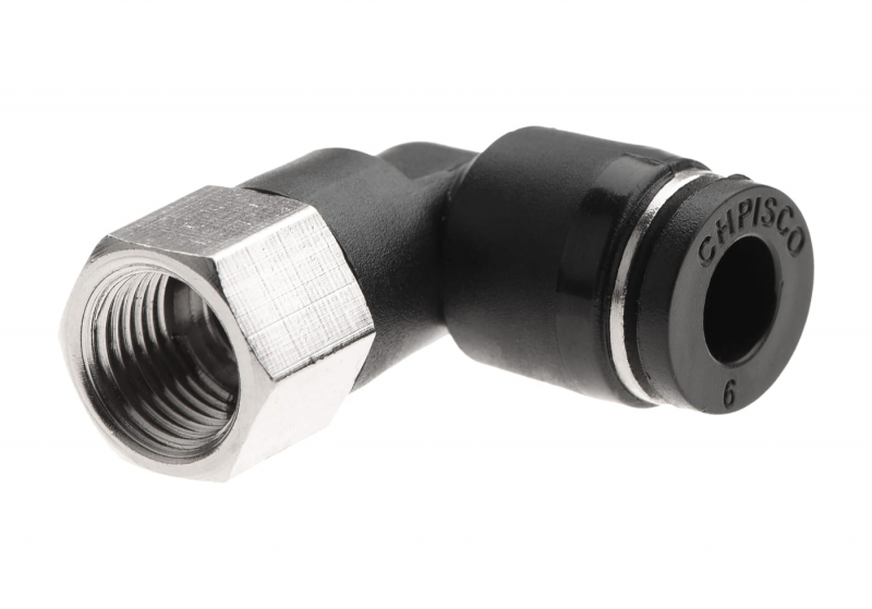 EPeS HPA 6mm Hose Coupling 90 Degree Inner 1/8 NPT
