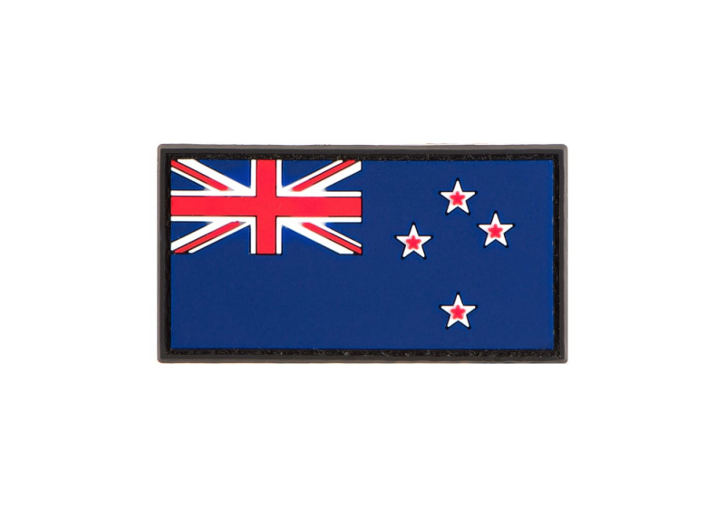JTG New Zealand Flag Rubber Patch - Multicolor