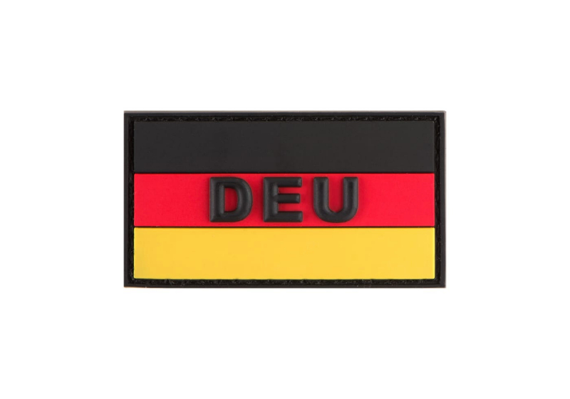 JTG Small German Flag Rubber Patch - Multicolor