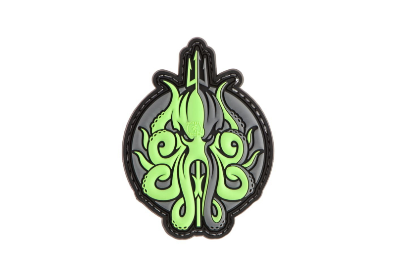 JTG Release the Kraken Rubber Patch - Neon Green