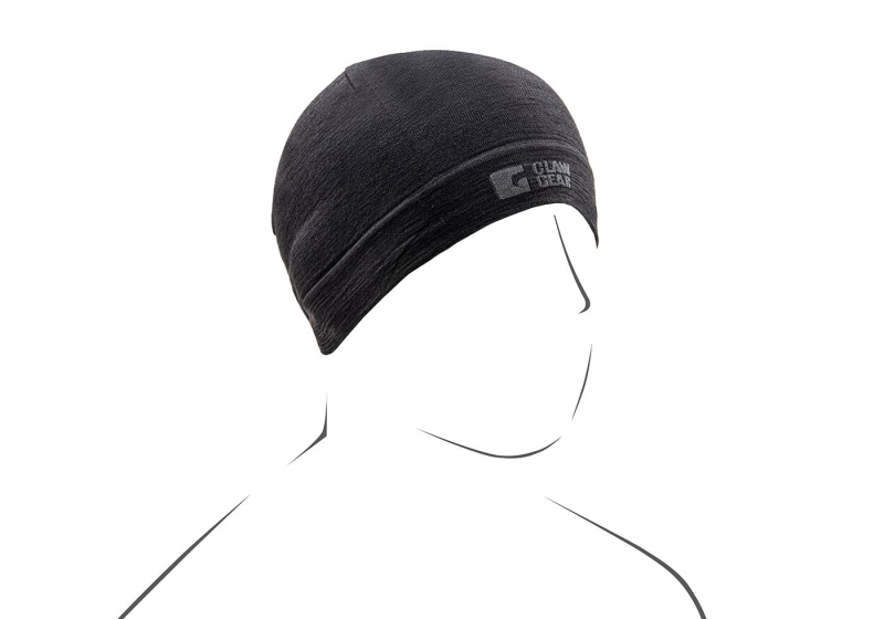 Clawgear Merino Seamless Beanie - Schwarz L/XL