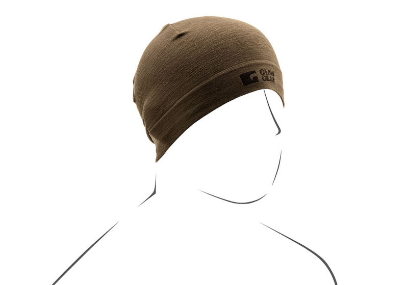 Clawgear Merino Seamless Beanie - Stonegrey Olive L/XL