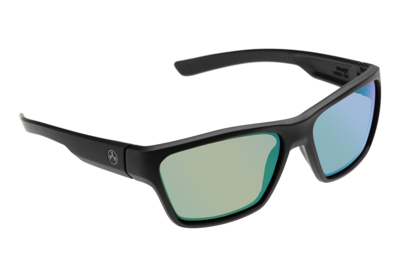 Magpul Pivot - Polarized - Black Frame / High Contrast Violet Lens / Green Mirror