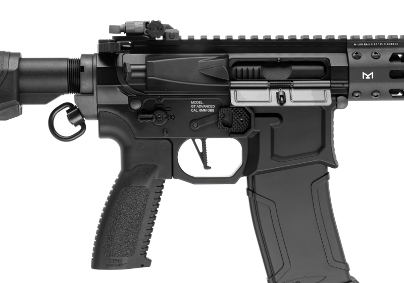 G&G MGCR 556 Gas Blowback Airsoft 10" – Semi Auto, Schwarz
