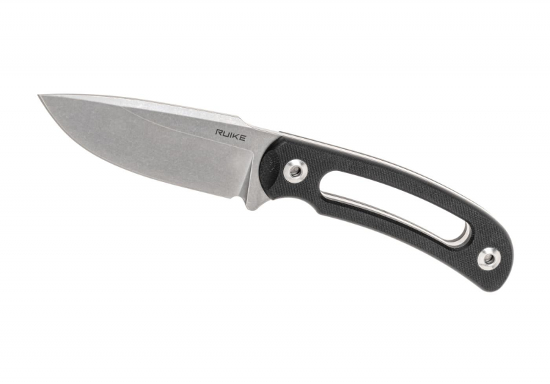 D2 Fixed Blade Silver Flecks Handle