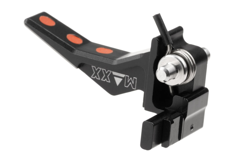Maxx Model CNC Aluminum Advanced Speed Trigger for EVO-3 Style B - Schwarz