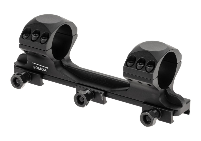 30mm X-Accu One Piece 20 MOA Med Picatinny Mount