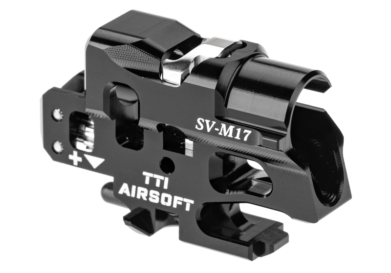 TTI Airsoft SIG M17/M18 One Piece Full CNC TDC Hop Up Unit – Schwarz