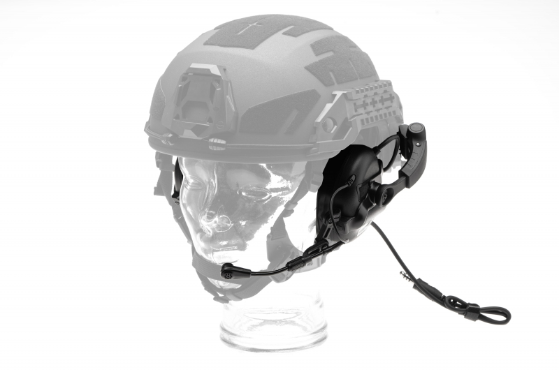 Earmor M32X Plus Hearing Protection Set for ARC Helmet Rails – Schwarz