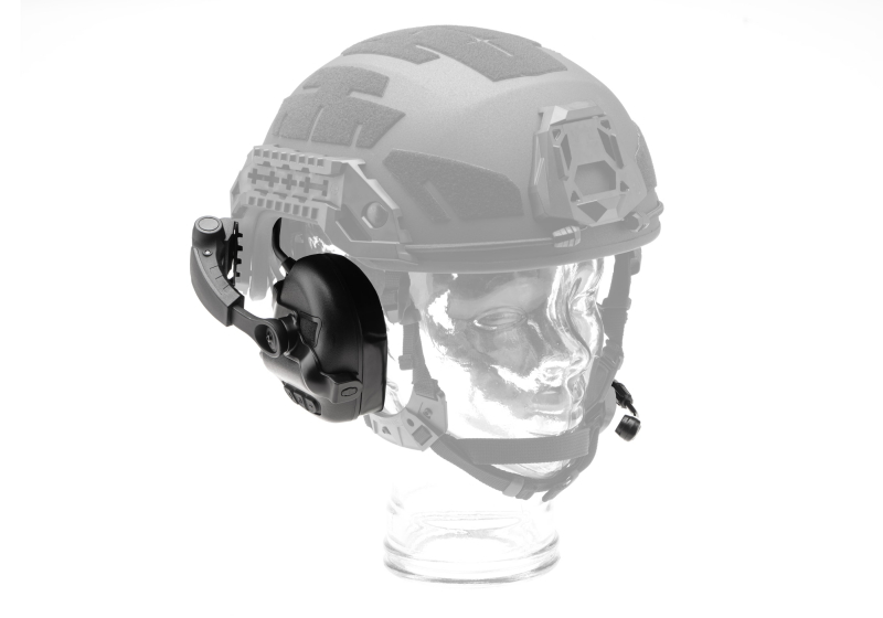 Earmor M32X Plus Hearing Protection Set for ARC Helmet Rails – Schwarz – Ansicht 2