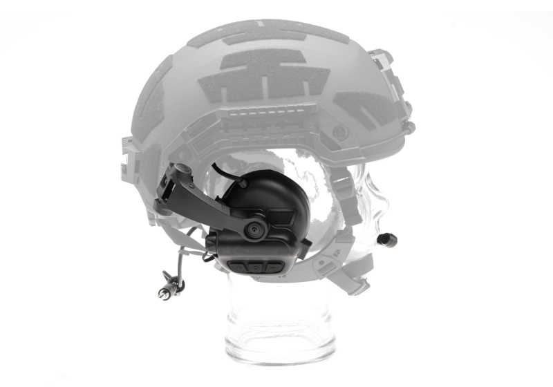 Earmor M32X Plus Hearing Protection Set for ARC Helmet Rails – Schwarz – Ansicht 4