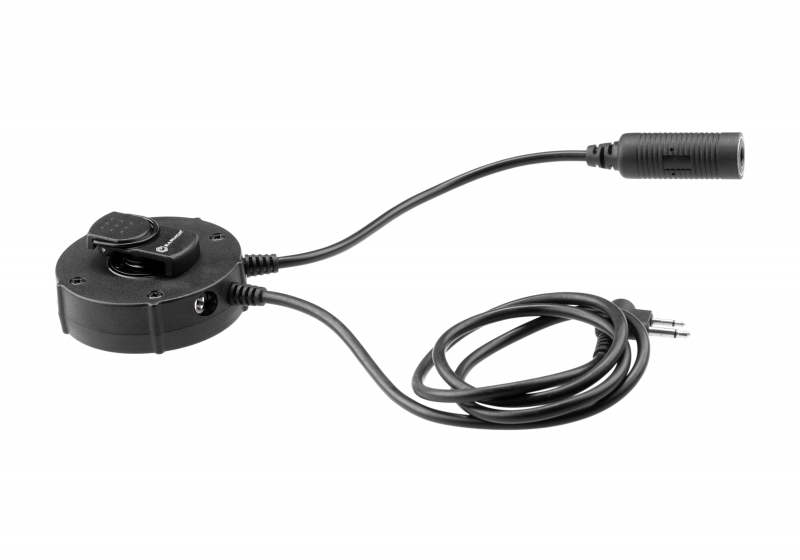 Earmor M55 Tactical PTT Motorola Two Pin – Schwarz