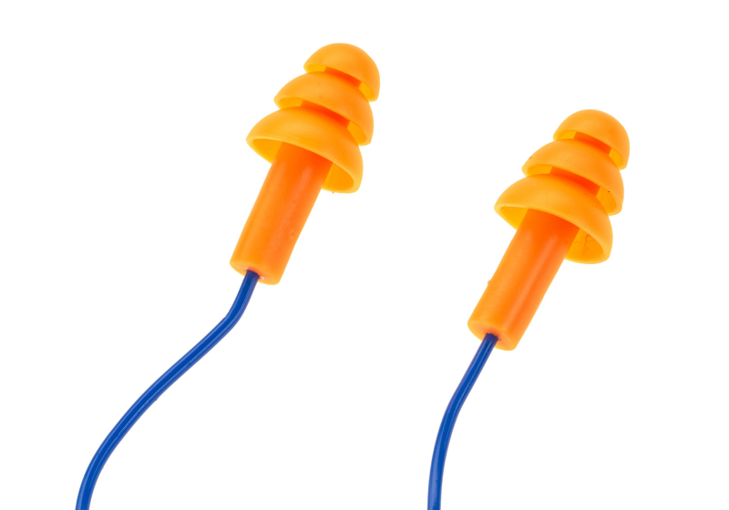Earmor MaxDefense Silicone Cord Ear Plugs NRR28 100 Pairs Box – Orange – Ansicht 2