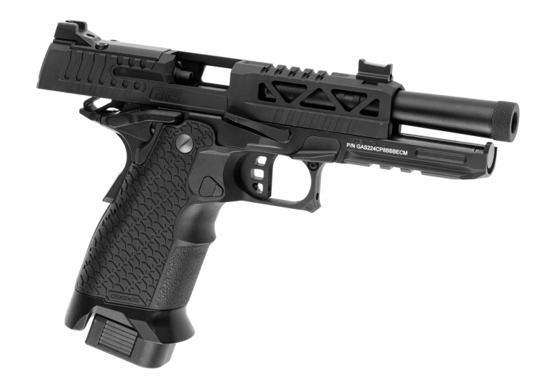 G&G 2024 CP Full Metal Airsoft GBB 6 mm BB – Schwarz –