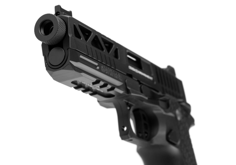G&G 2024 CP Full Metal Airsoft GBB 6 mm BB – Schwarz –