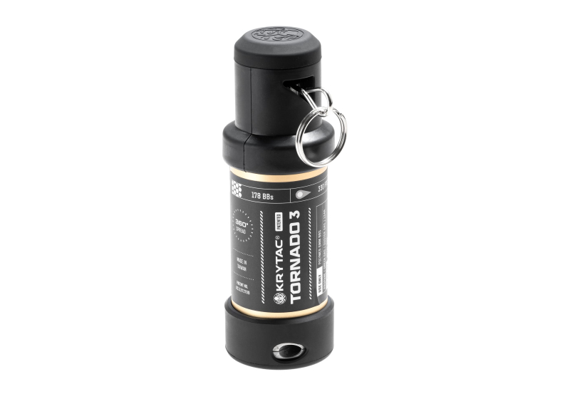 Krytac Tornado 3 Timer Frag Grenade – Schwarz